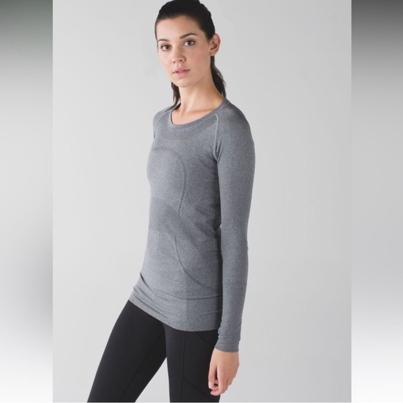 Gray Lululemon Swiftly Tech Long Sleeve - Picture 2 of 6